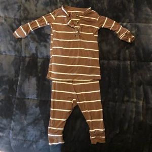 Lou Lou and Company Nolan top + bottom 3-6 month